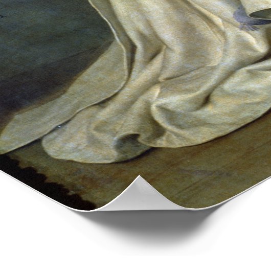 Portrait von Mutter Catherine-Agnes Poster (Ecke)