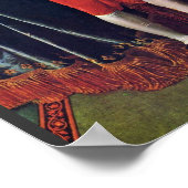 Portrait von Napoleon Bonaparte als erster Konsul, Poster (Ecke)