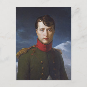 Portrait von Napoleon Bonaparte First Consul Postkarte