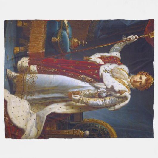 Portrait von Napoleon Bonaparte, Francois Gérard Fleecedecke (Vorderseite (Horizontal))