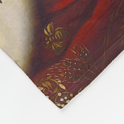 Portrait von Napoleon Bonaparte, Francois Gérard Fleecedecke (Ecke)