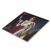 Portrait von Napoleon Bonaparte, Francois Gérard Fliese (Seite)