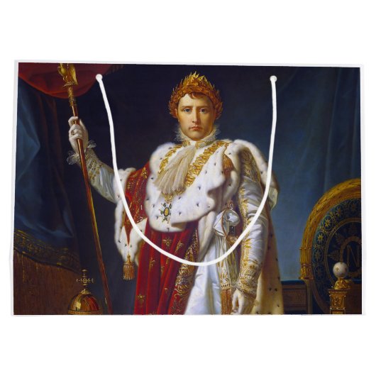 Portrait von Napoleon Bonaparte, Francois Gérard Große Geschenktüte (Rückseite)