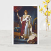 Portrait von Napoleon Bonaparte, Francois Gérard Karte (Gelbe Blume)