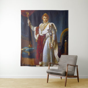 Portrait von Napoleon Bonaparte, Francois Gérard Wandteppich