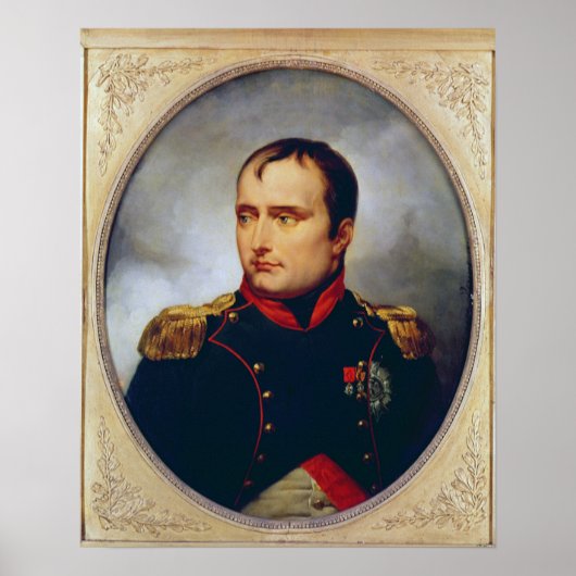 Portrait von Napoleon I, 1815 Poster (Vorne)