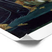 Portrait von Napoleon I. in seinen Coronation Robe Poster (Ecke)