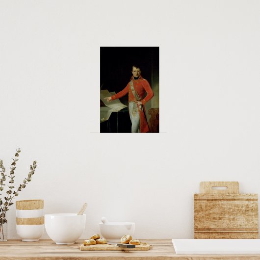 Portrait von Napoleon I Poster (Küche)