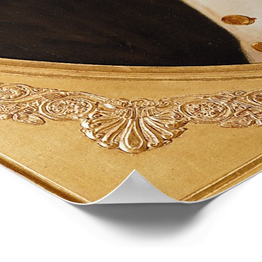 Portrait von Napoleon in Uniform Poster (Ecke)