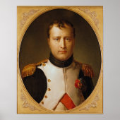 Portrait von Napoleon in Uniform Poster (Vorne)