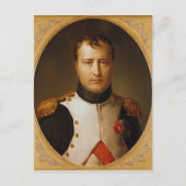 Portrait von Napoleon in Uniform Postkarte (Vorderseite)