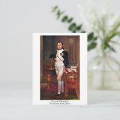 Portrait von Napoleon von Jacques-Louis David Postkarte (Stehend Vorderseite)