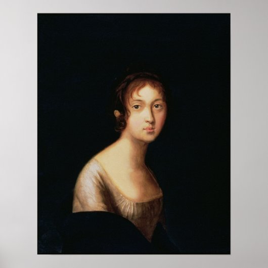 Portrait von Natalia Goncharova, 1820er Poster (Vorne)