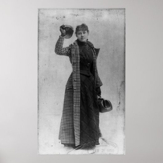 Portrait von Nellie Bly Poster (Vorne)