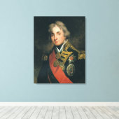 Portrait von Nelson Leinwanddruck (Insitu (Holzboden))