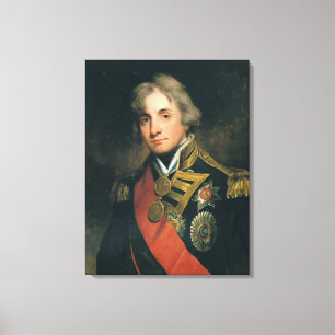 Portrait von Nelson Leinwanddruck