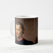 Portrait von Niccolò Machiavelli Kaffeetasse (Vorderseite Links)