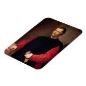 Portrait von Niccolò Machiavelli Magnet (Linke Seite)