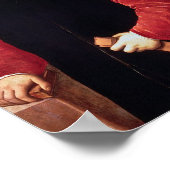 Portrait von Niccolò Machiavelli Poster (Ecke)