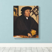 Portrait von Nicholas Kratzer 1528 Leinwanddruck (Insitu (Holzboden))