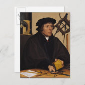 Portrait von Nicholas Kratzer 1528 Postkarte (Vorne/Hinten)
