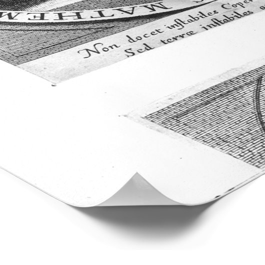 Portrait von Nicolas Copernicus Poster (Ecke)