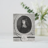 Portrait von Nicolas Fouquet 1662 Postkarte (Stehend Vorderseite)