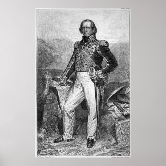 Portrait von Nicolas Jean-de-Dieu Poster (Vorne)