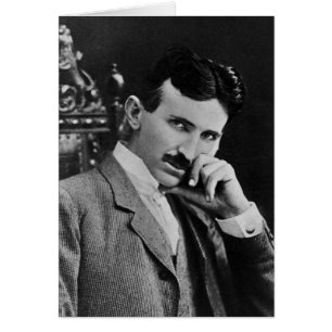 Portrait von Nikola Tesla