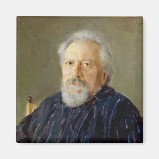 Portrait von Nikolay Leskov Magnet (Vorne)