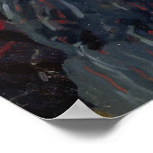 Portrait von Nikolay Leskov Poster (Ecke)