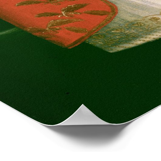 Portrait von Nino Eristavi, Iran, 1829 Poster (Ecke)