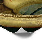 Portrait von Ninon de Lenclos Poster (Ecke)