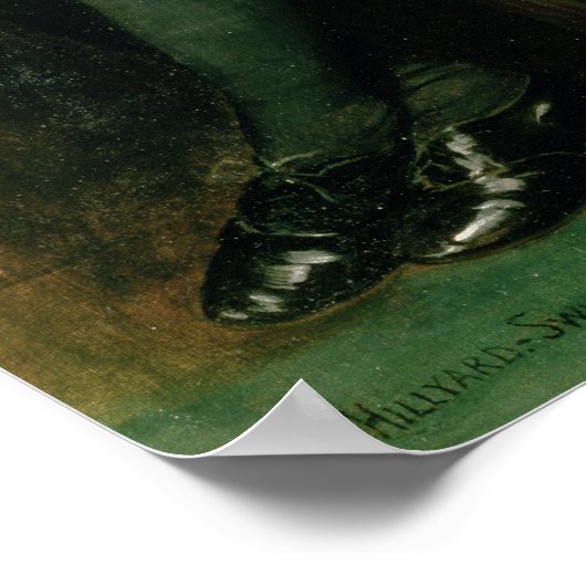 Portrait von Norman Stewart Davies Poster (Ecke)