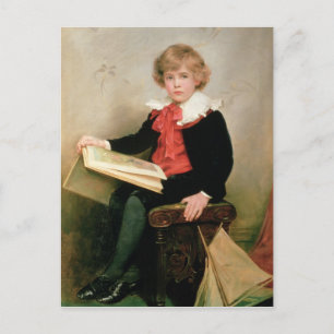 Portrait von Norman Stewart Davies Postkarte