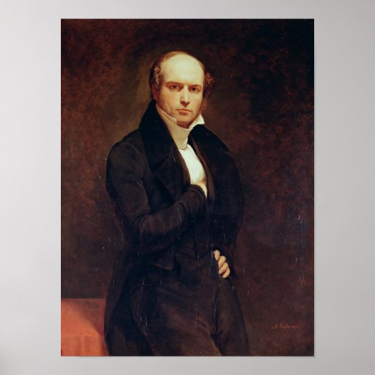 Portrait von Odilon Barrot Poster (Vorne)