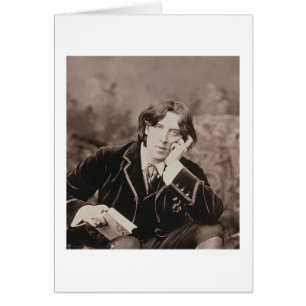 Portrait von Oscar Wilde (1854-1900), 1882 (b/w ph