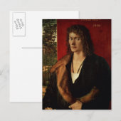 Portrait von Oswolt Krel, 1499 Postkarte (Vorne/Hinten)
