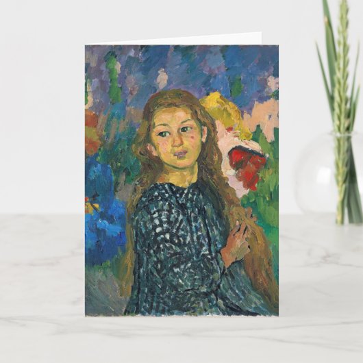 Portrait von Ottilia | Giovanni Giacometti Karte (Vorderseite)