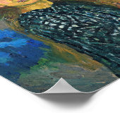 Portrait von Ottilia | Giovanni Giacometti Poster (Ecke)