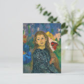 Portrait von Ottilia | Giovanni Giacometti Postkarte (Stehend Vorderseite)