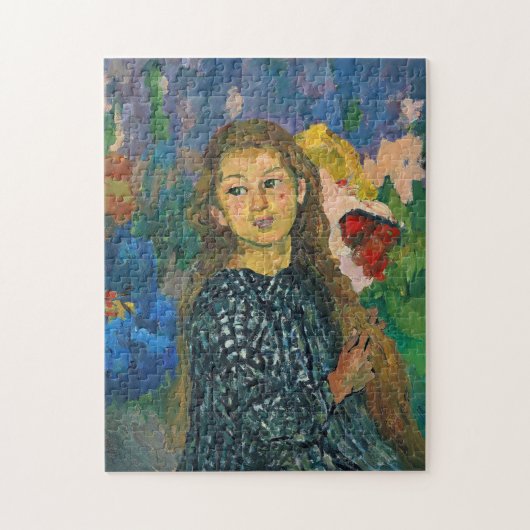 Portrait von Ottilia | Giovanni Giacometti Puzzle (Vertikal)
