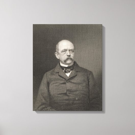 Portrait von Otto von Bismarck Leinwanddruck (Vorderseite)