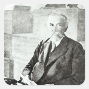 Portrait von P. L. Sclater, Quadratischer Aufkleber