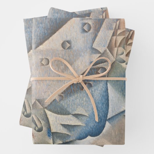 Portrait von Pablo Picasso von Juan Gris Geschenkpapier Set (Beispiel)