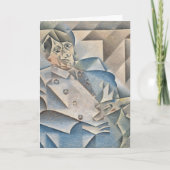 Portrait von Pablo Picasso von Juan Gris Karte (Vorderseite)