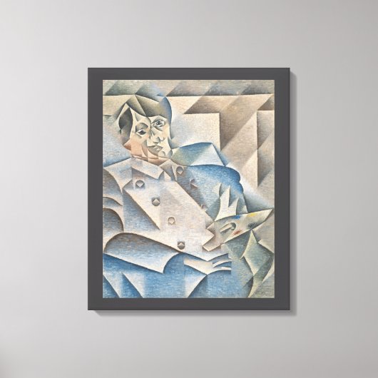 Portrait von Pablo Picasso von Juan Gris Leinwanddruck (Vorderseite)