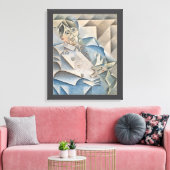 Portrait von Pablo Picasso von Juan Gris Leinwanddruck (Insitu (Wohnzimmer))