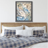 Portrait von Pablo Picasso von Juan Gris Leinwanddruck (Insitu (Schlafzimmer))