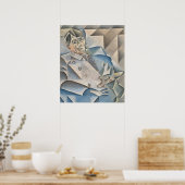 Portrait von Pablo Picasso von Juan Gris Poster (Küche)